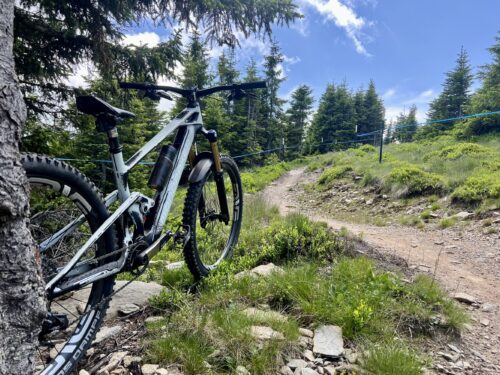 Mondraker Neat Tour auf den Hochwechsel mit TQ HPR 50 Antrieb