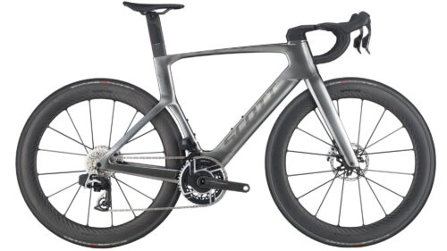 Scott Foil RC Ultimate Aero Race Bike mit Sram Red 24 Gang AXS Schaltung und Syncros Capital 60mm Aerodynamik Laufrädern