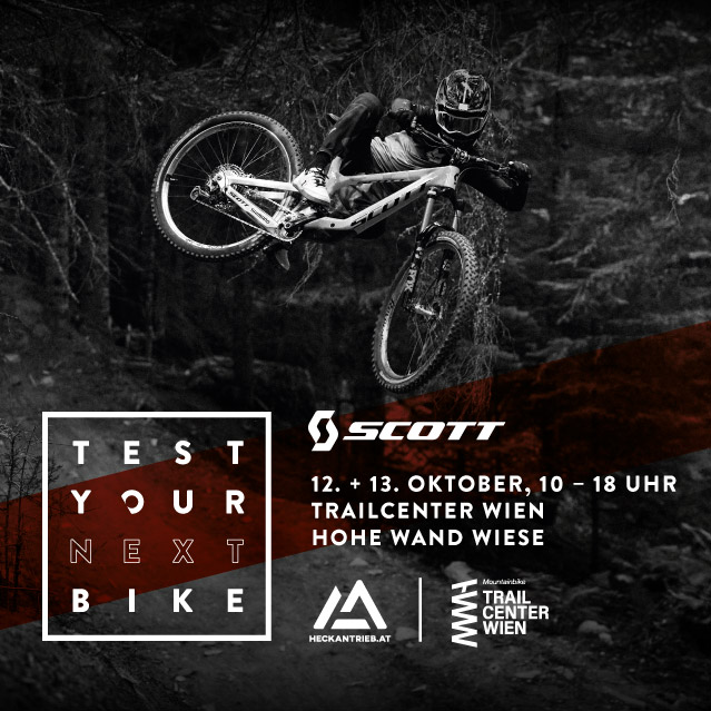 Test Ride your Next Bike, Ted mit Scott, Save the Date