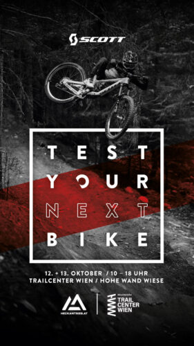 Test Ride your Next Bike, Ted mit Scott, Save the Date